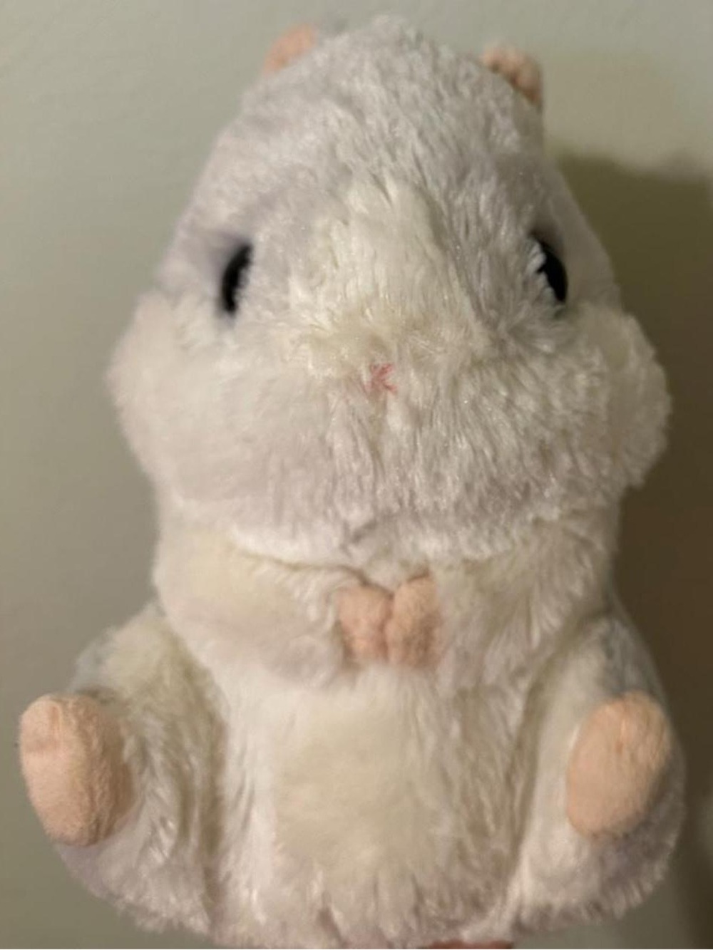 Gray White Hamster Plush Stuffed Animal